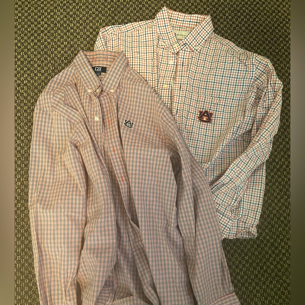 2 Auburn dress shirts XL